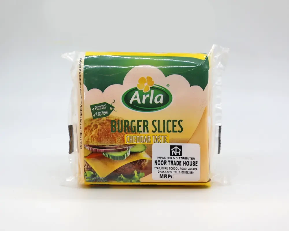 Arla Burger Slices Cheddar Taste 200gm