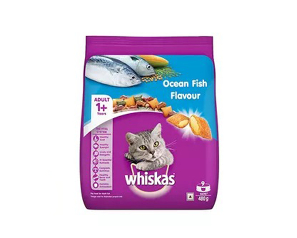 Whiskas Ocean Fish Cat Food 480g