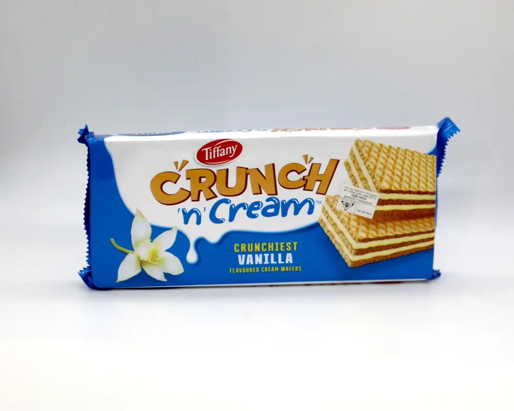 Tiffany Crunch Vanilla Cream Wafers 153(±)18gm