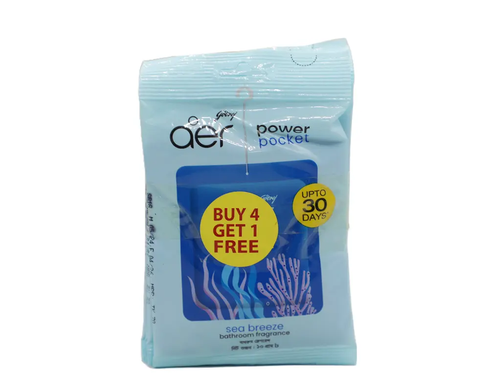 Godrej Power Pocket  Sea Breeze 10gm (Buy4 Get1 Free)