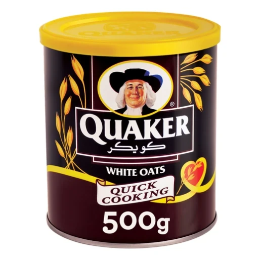Quaker Cooking White Oats -500gm (Tin)