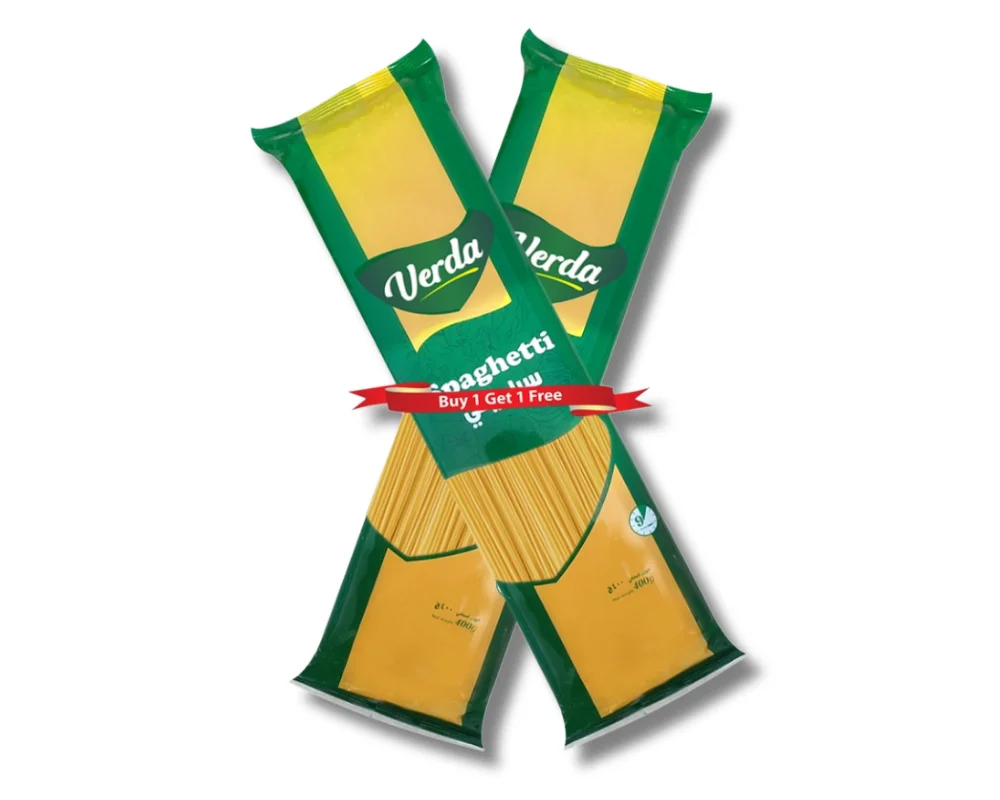 Verda Spegetti 400gm (Buy1 Get1 Free)