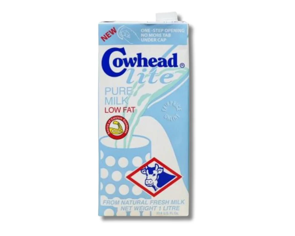 Cowhead Pure Milk Low Fat 1L