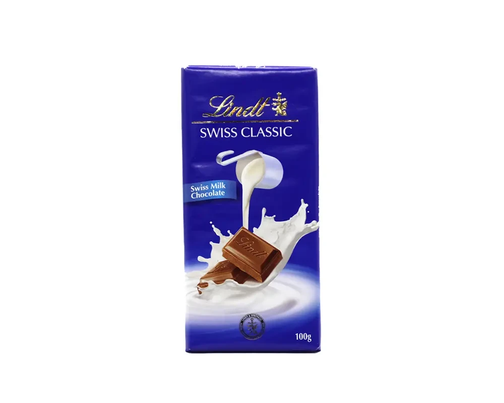Lindt Swiss Milk Chocolate 100gm