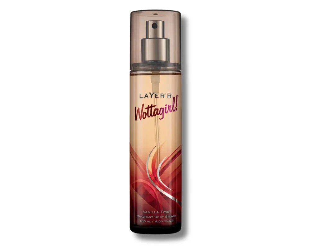 Layer Wottagirl Vanilla Twist Body Splash 135ml