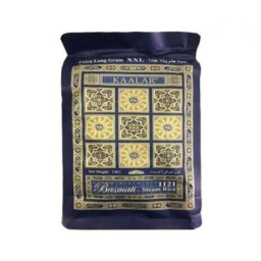 Kaalar Basmati Steam Rice 1121 1kg
